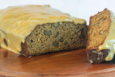 Dulce de leche banana bread by Nora's Family Bakery